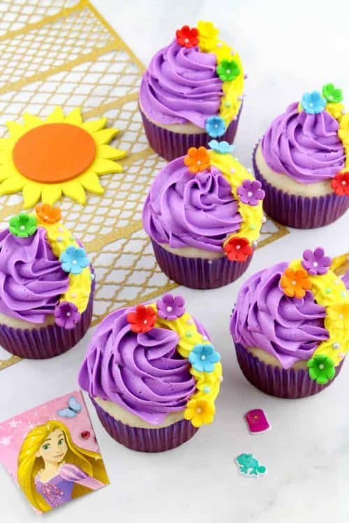 Rapunzel Cupcakes Princess Party