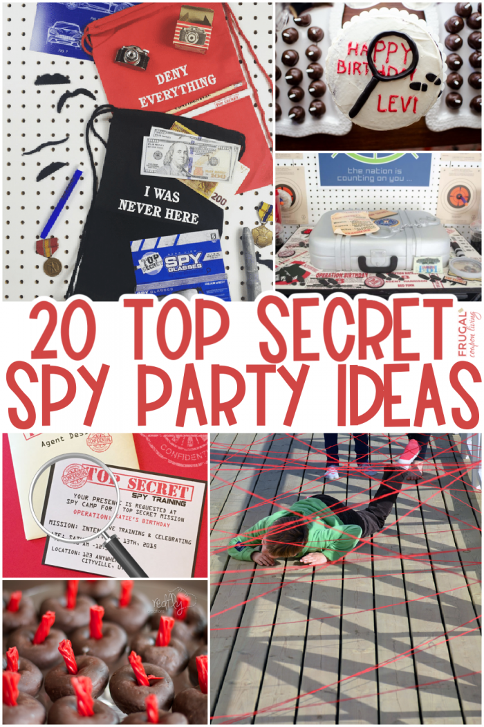 Spy Birthday Party Ideas