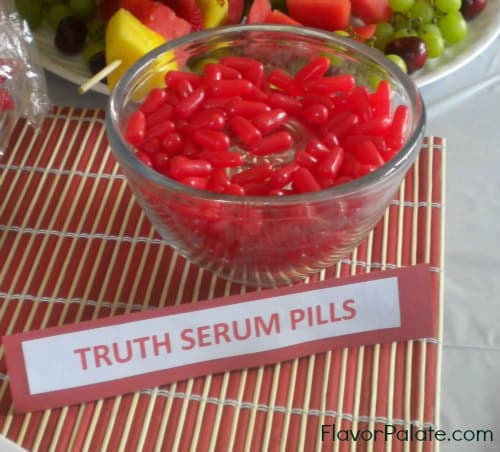 Truth Serum Pills Party Food Spy Party