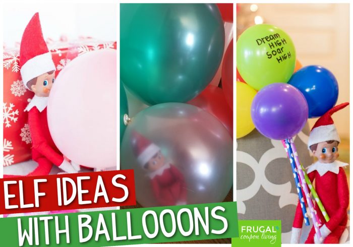 Elf on the Shelf Balloon Ideas