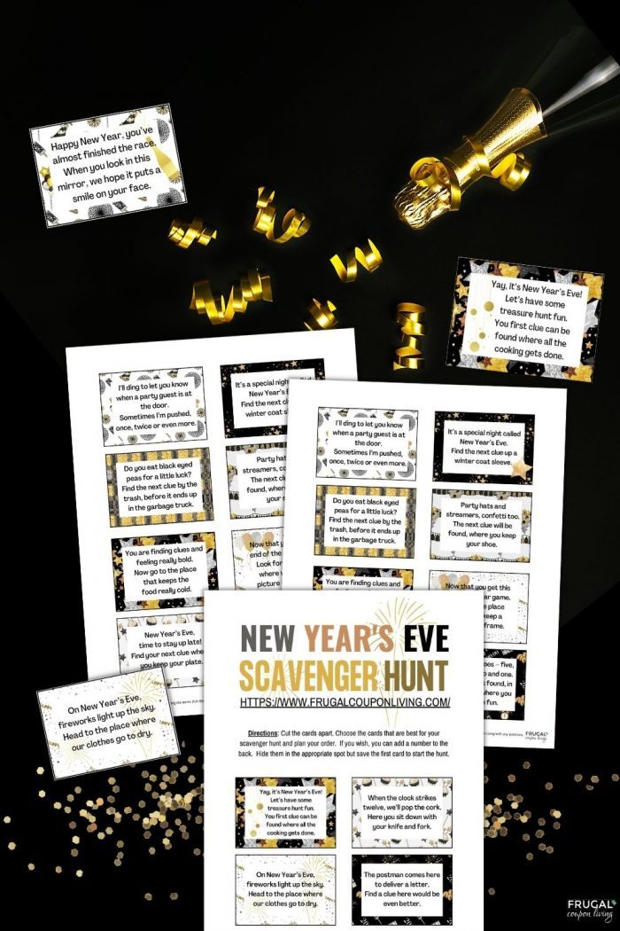 New Year's Eve Scavenger Hunt