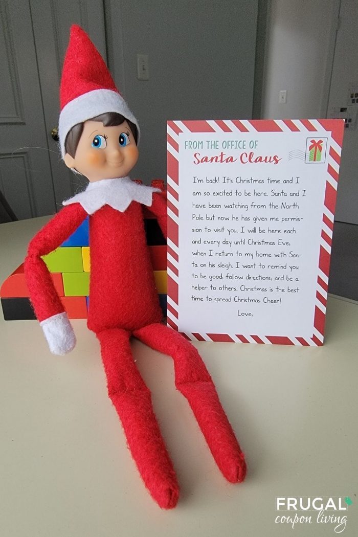 Elf on the Shelf Letter from Santa