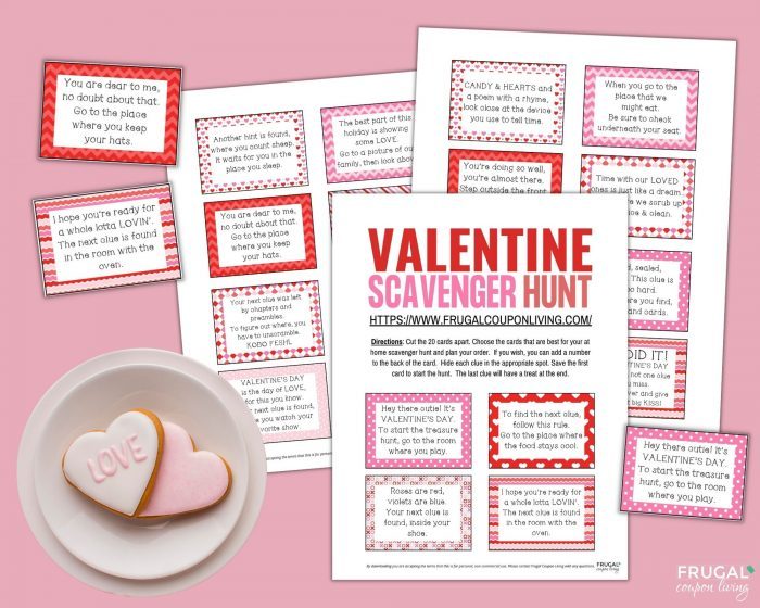 Valentine's Day Scavenger Hunt