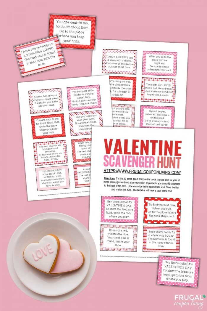 Valentine Scavenger Hunt