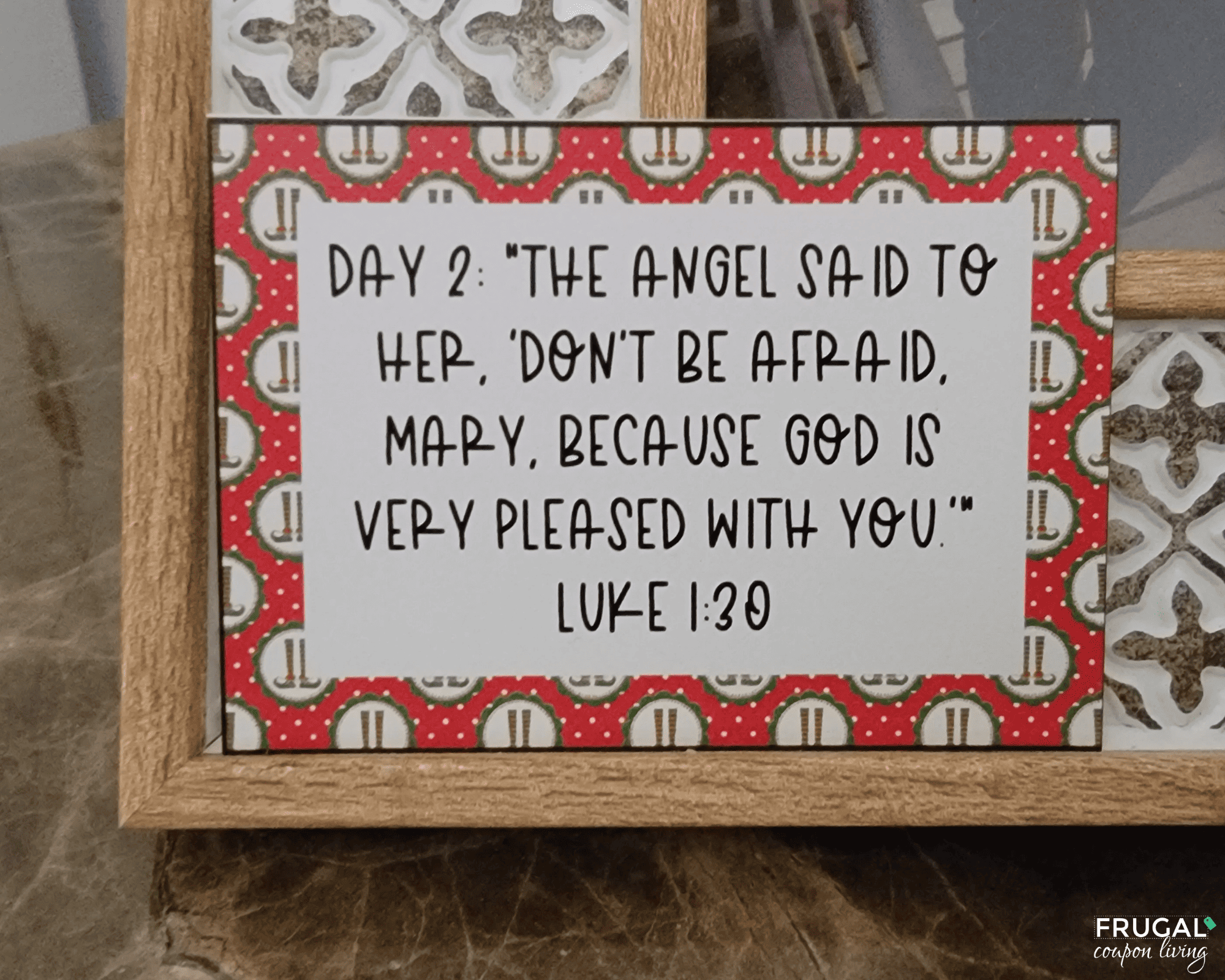 Christmas advent calendar bible verses for kids elf