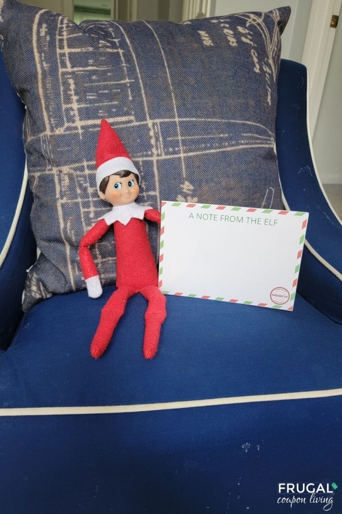 Elf on the Shelf Header Letter