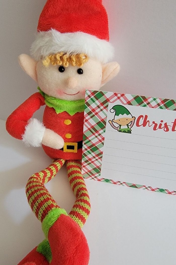 Elf on the Shelf letterhead