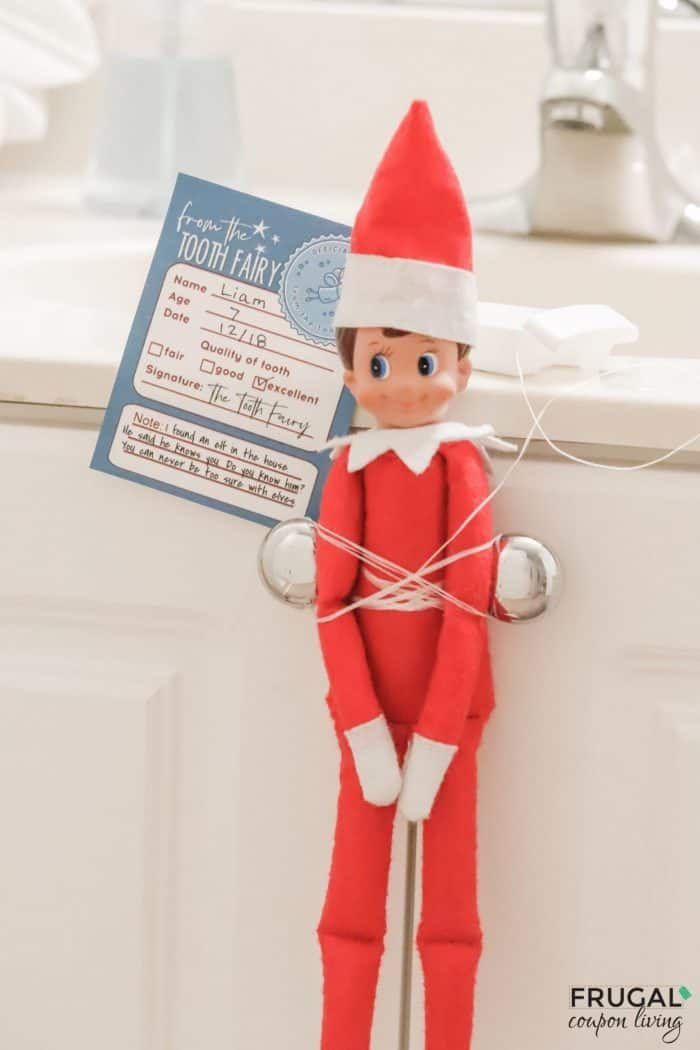 Elf on the Shelf Tooth Fairy Note Printable