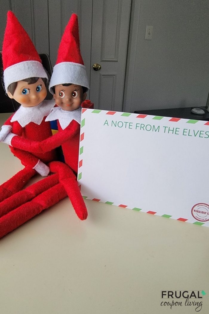 Letter from Elf on the Shelf Elves