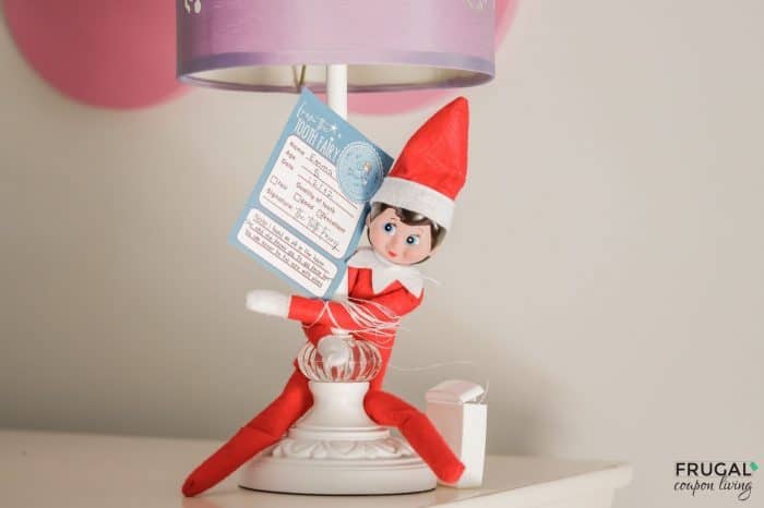 Elf on the Shelf Tooth Fairy Printable