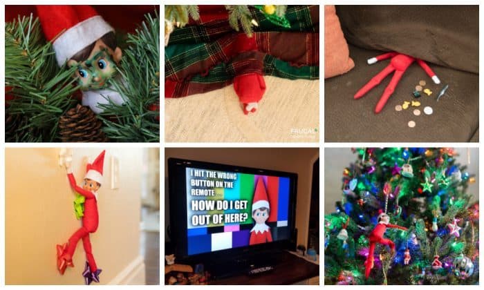 Elf on the Shelf Hiding Spots in the Living Room