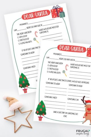 Letter to Santa Printable