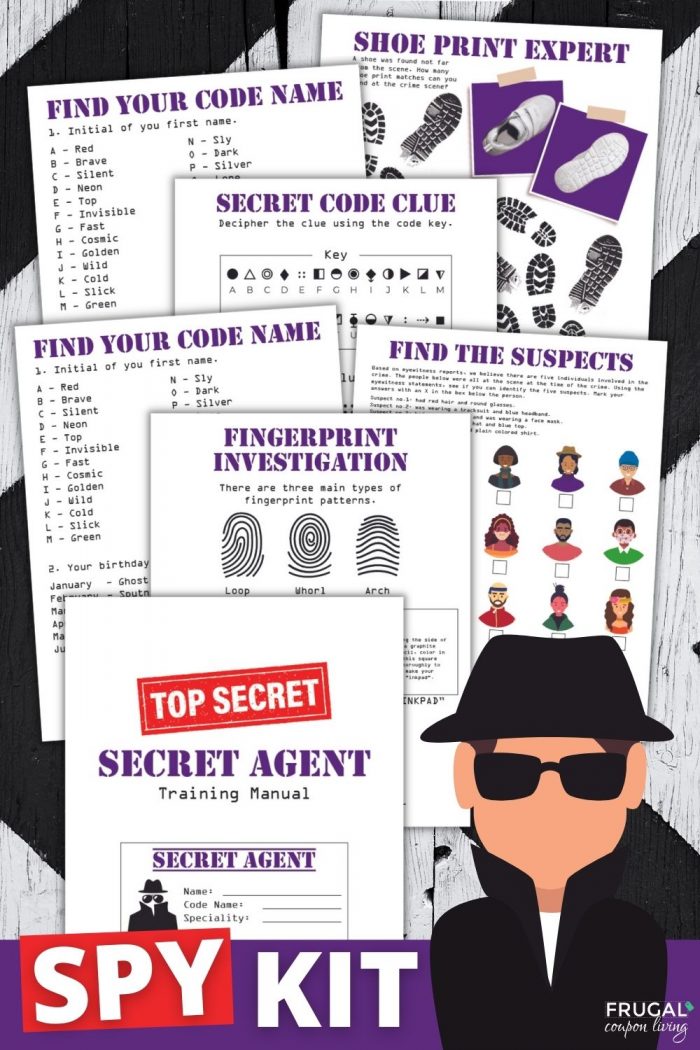 Spy Kit Printable