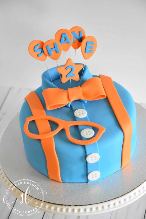 Blippi Shirt Birthday Cake Idea