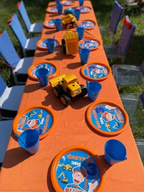 Blippi Table Decor