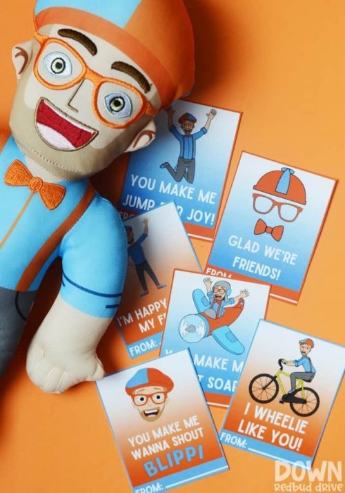 Blippi Valentines