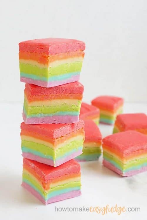 Rainbow Fudge