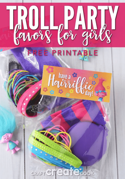 trolls party favor ideas