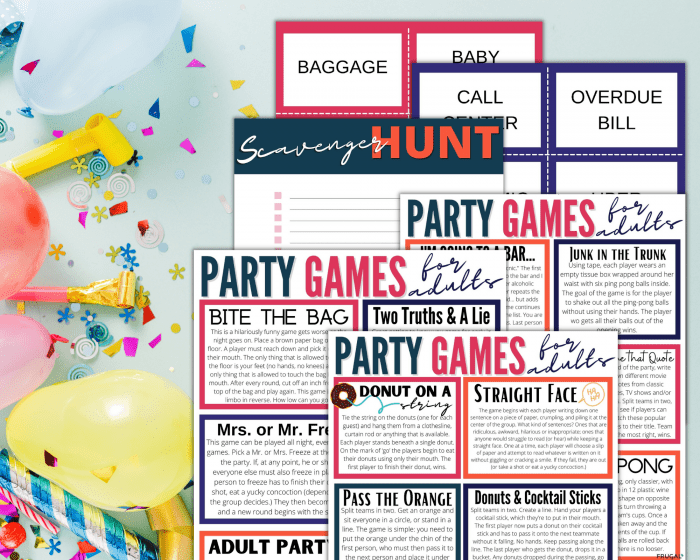 party games for adults printable