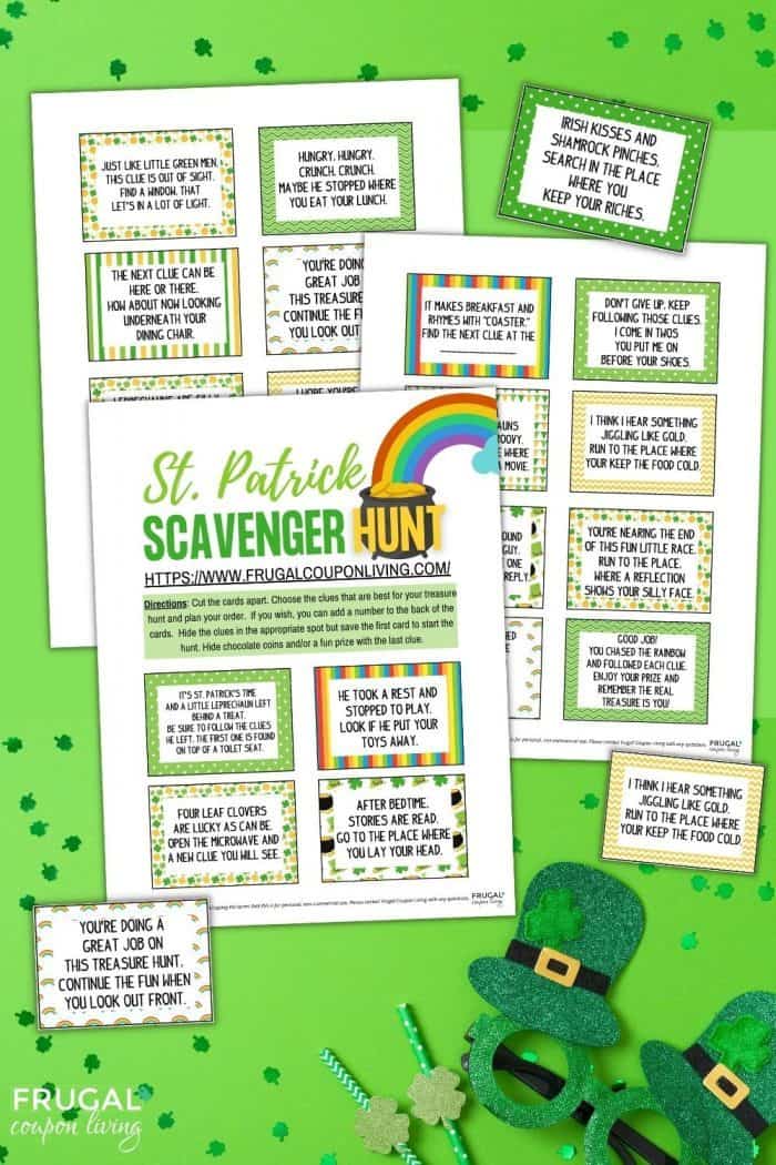 St. Patrick's Day Scavenger Hunt