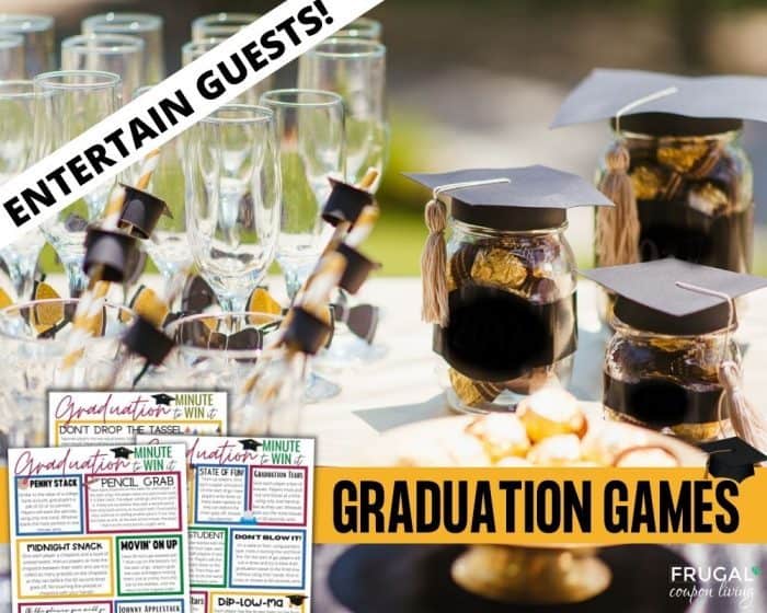 how to entertain guests at a graduation party