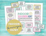 Indoor Scavenger Hunt For Kids (with 20 Riddle Clue Cards)