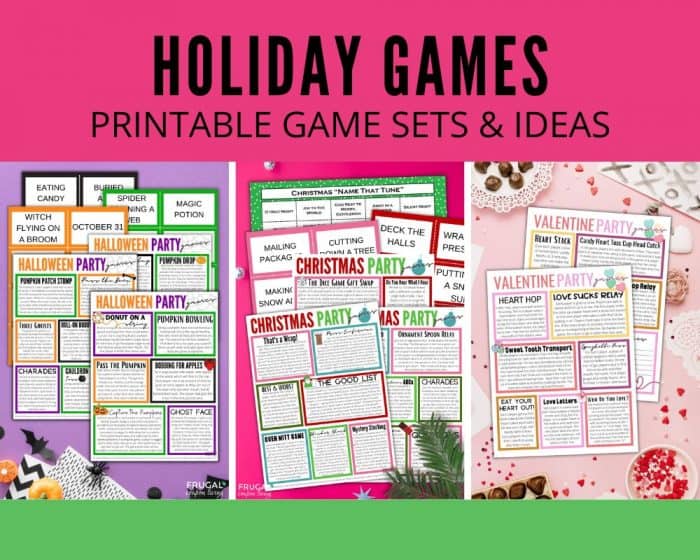 holiday games printable group games ideas