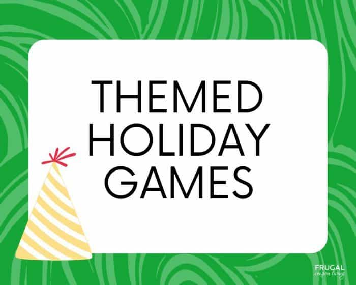 themed holiday party games for large groups