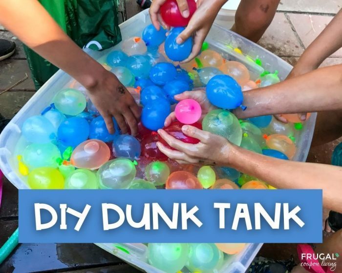 DIY Carnival Birthday Party Ideas how to make diy dunk tank water balloon Game