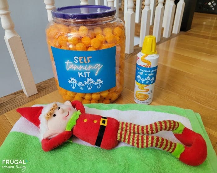 Punny Elf on the Shelf Self Tanning Kit