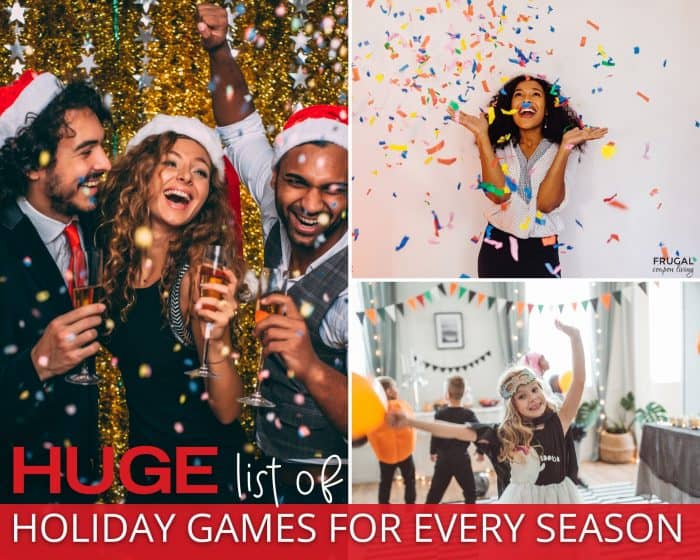 huge list of holiday party games for the entire year