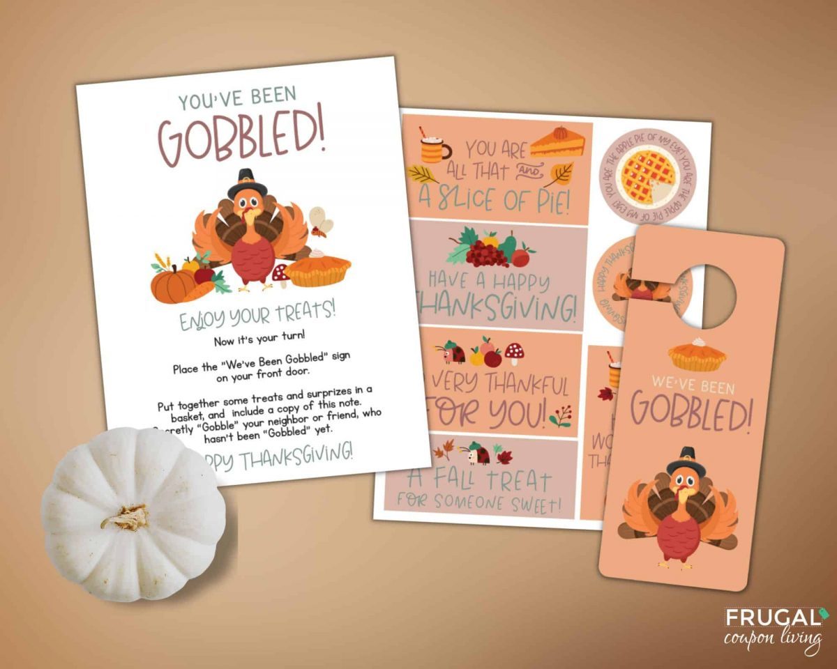 free you've been goobled printable set