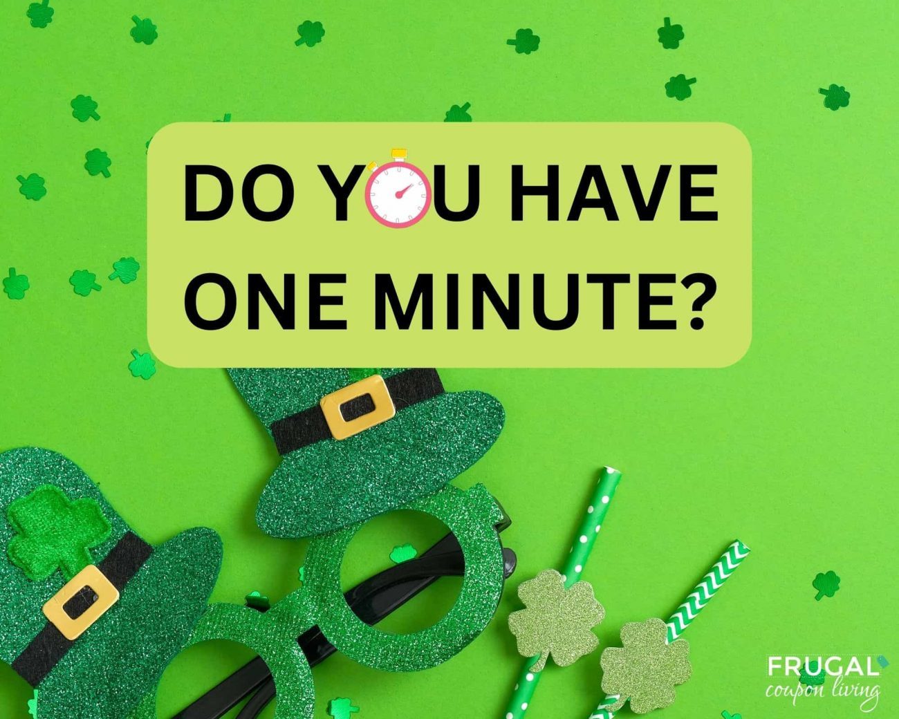 one minute games for st patricks day