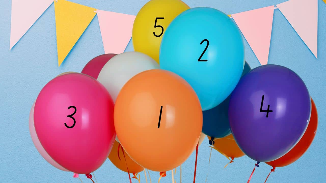 birthday balloons countdown for a birthday countdown idea