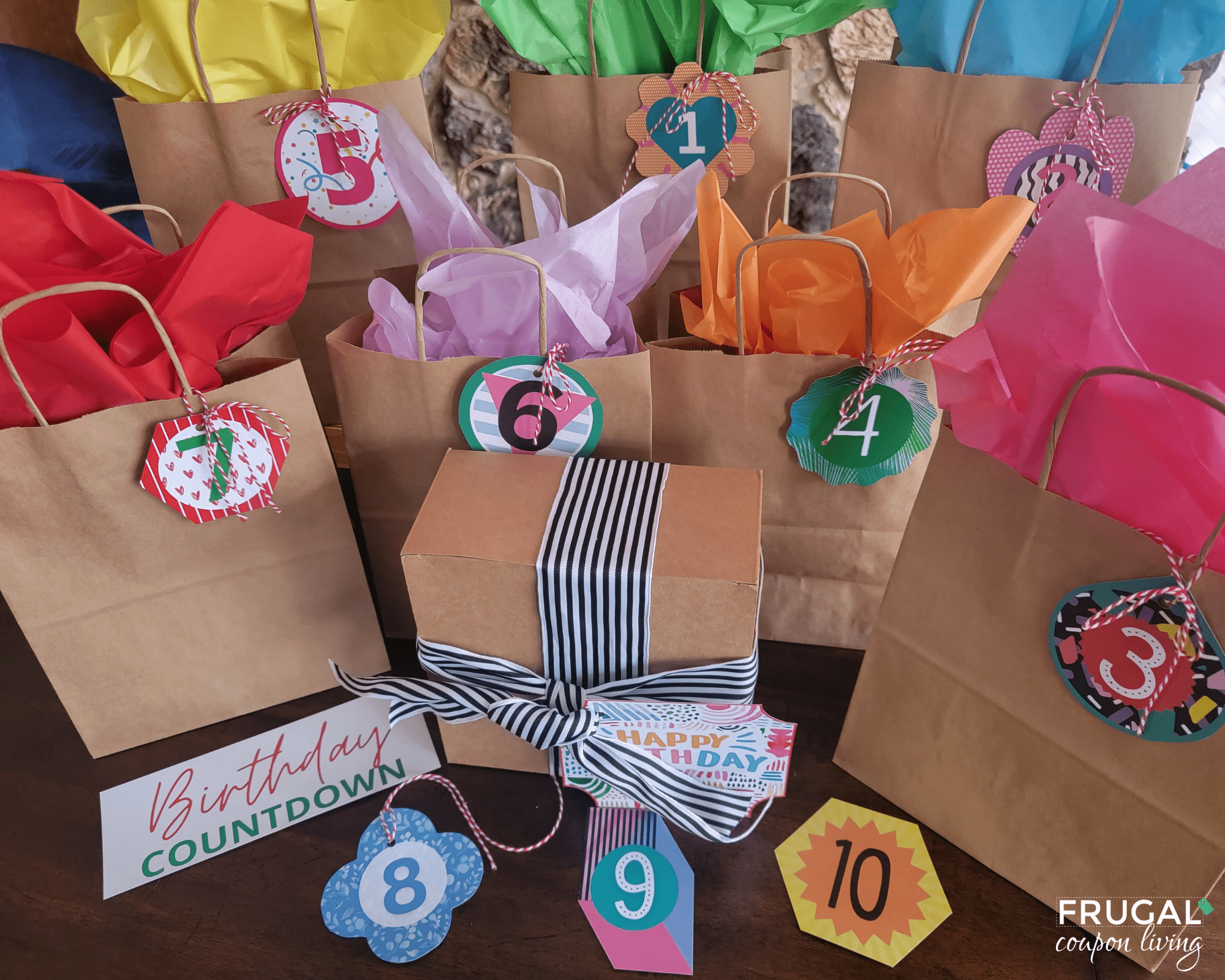 Printable Birthday Countdown Gift Ideas