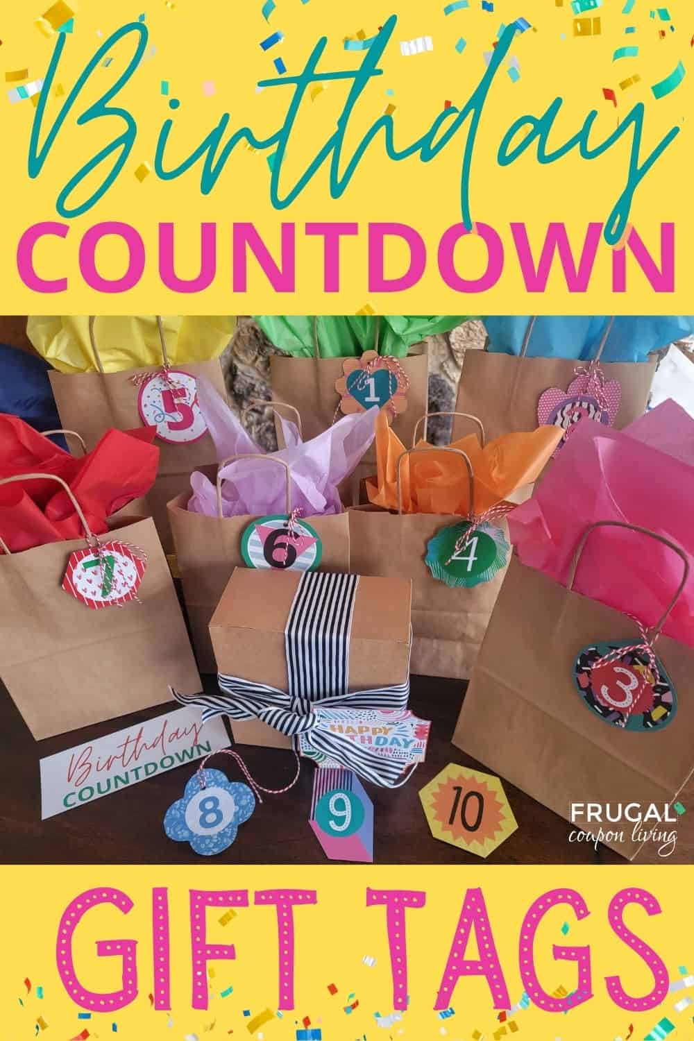 birthday countdown ideas and printable birthday gift tags 1 to 40