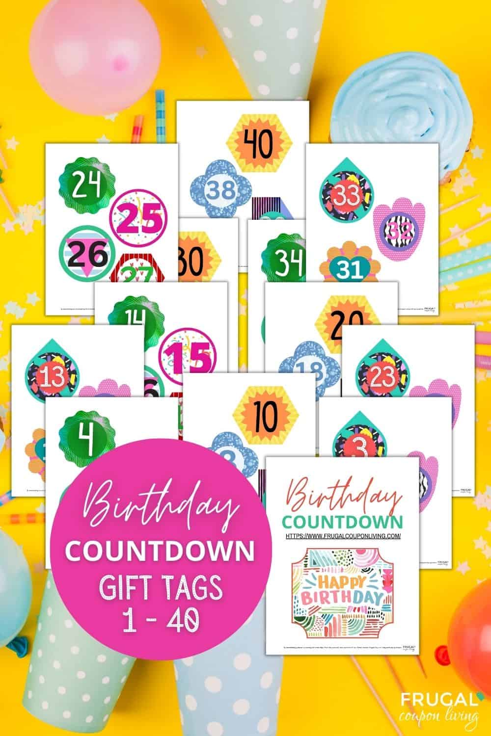 printable birthday countdown ideas