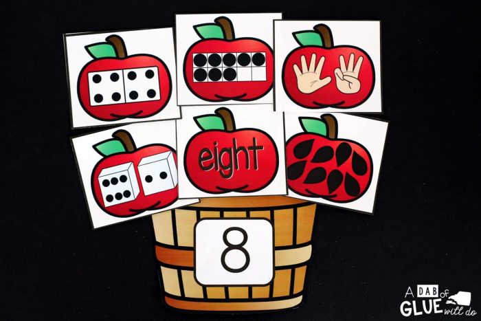 numbers matching game for kids