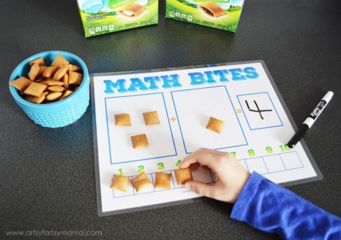 fun math bites printable game