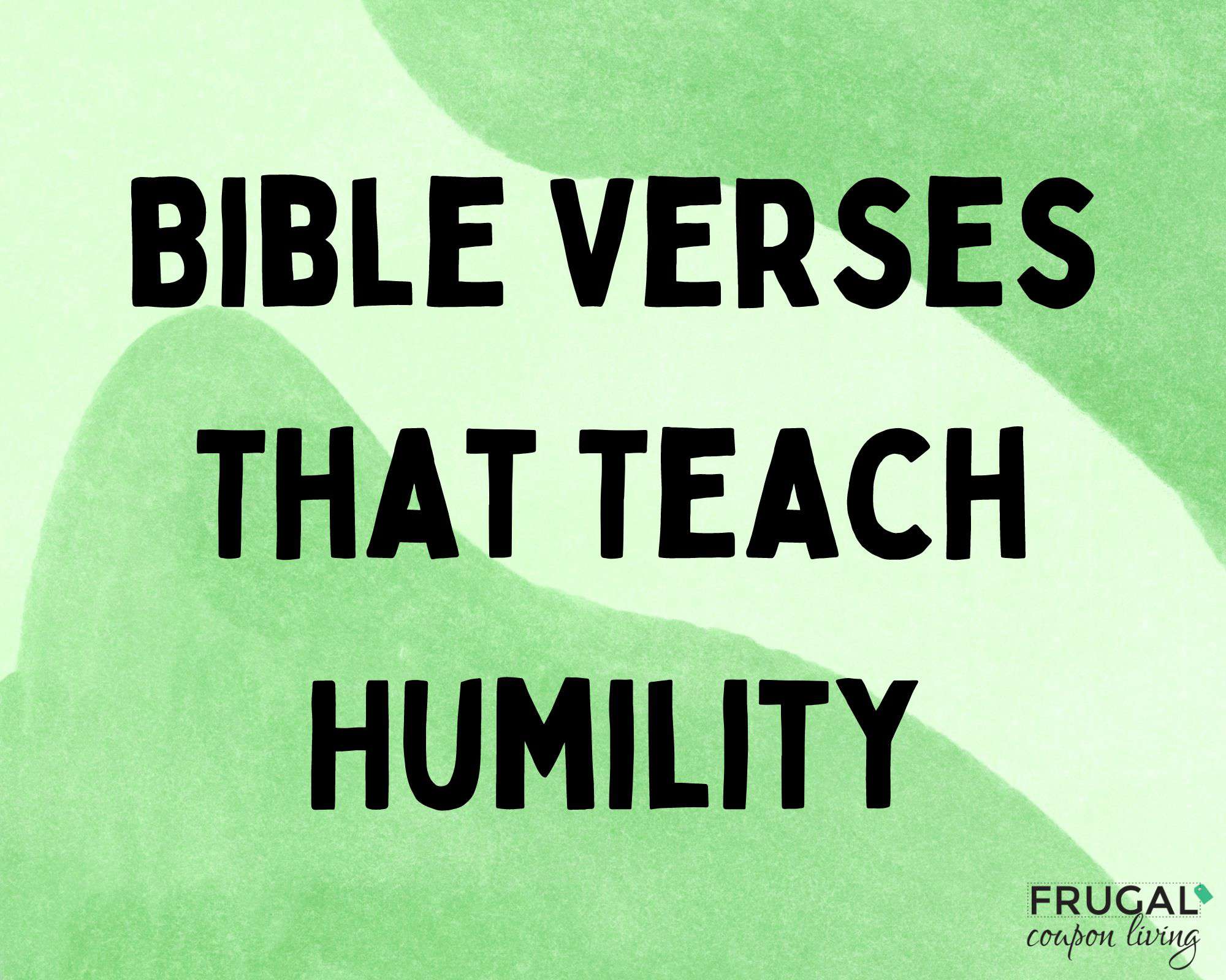 Humble Bible Verses