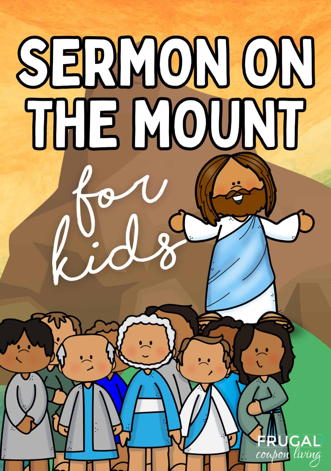 teahcing the sermon on the mount to kids with crafts