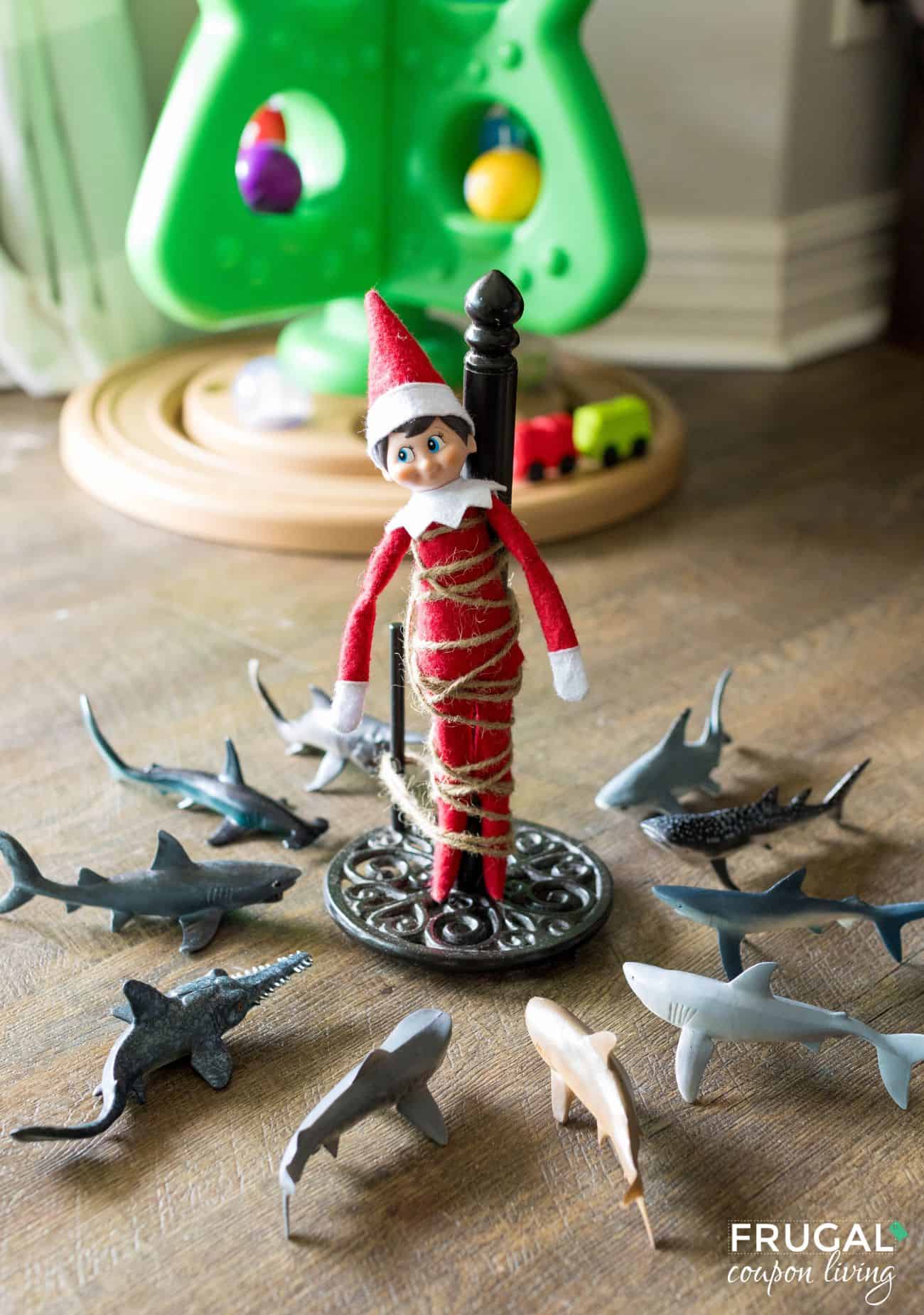 The Elf on the Shelf Shark Toy Attack