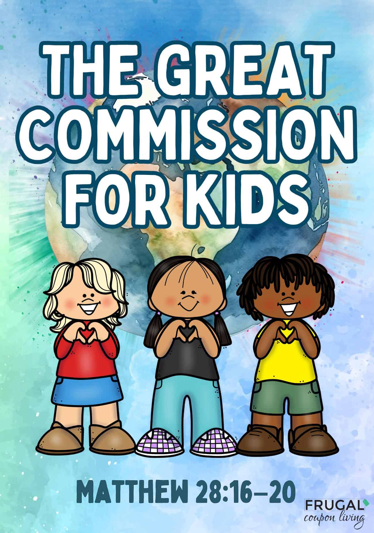 bible crafts the great commission kids lessons