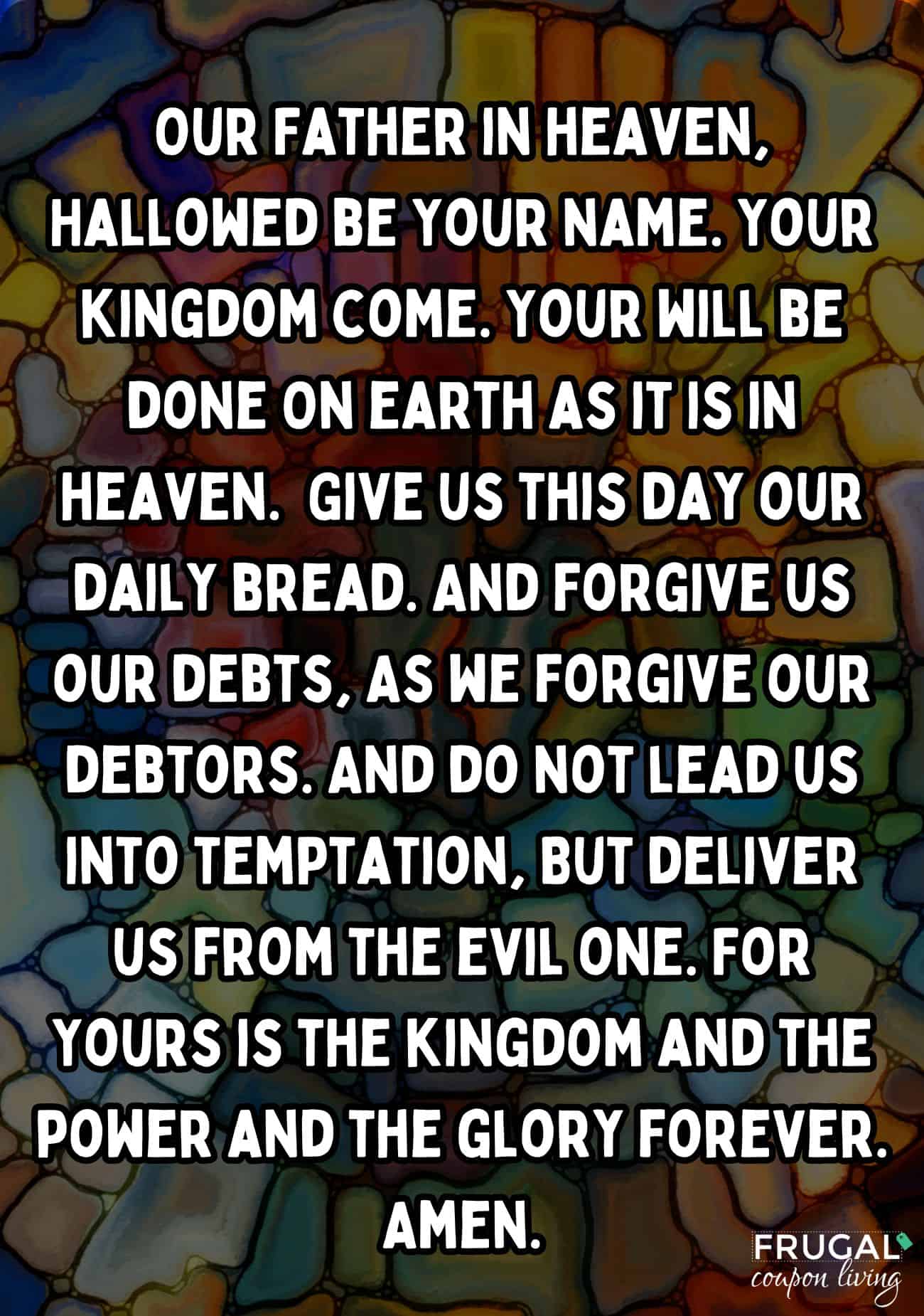 The Lord's Prayer new king james version