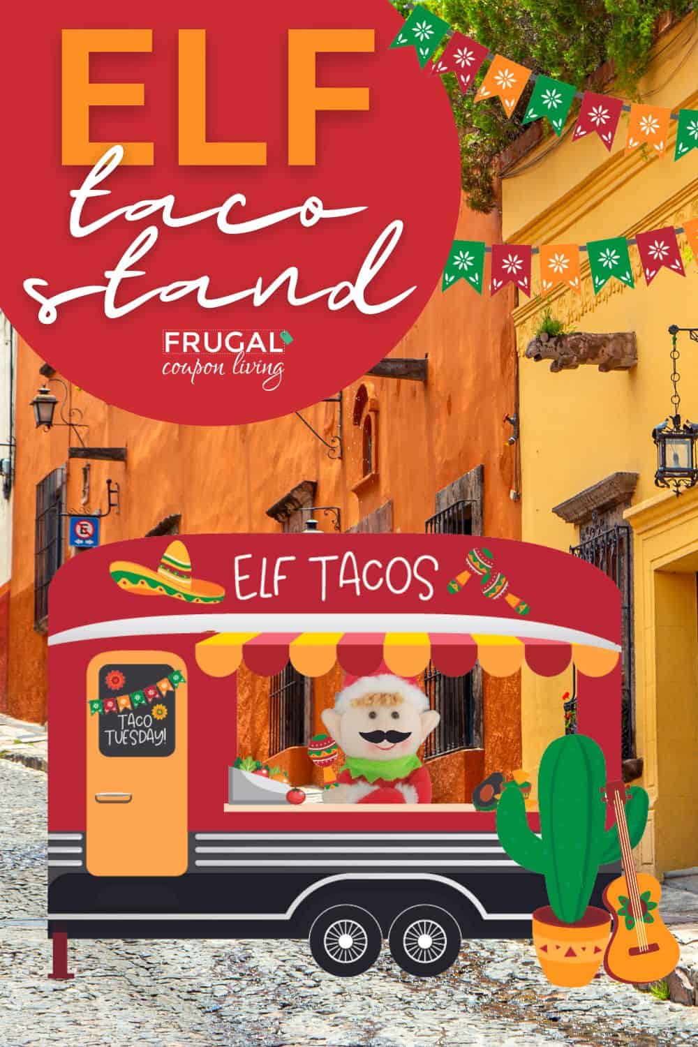 elf sized taco stand printble prop