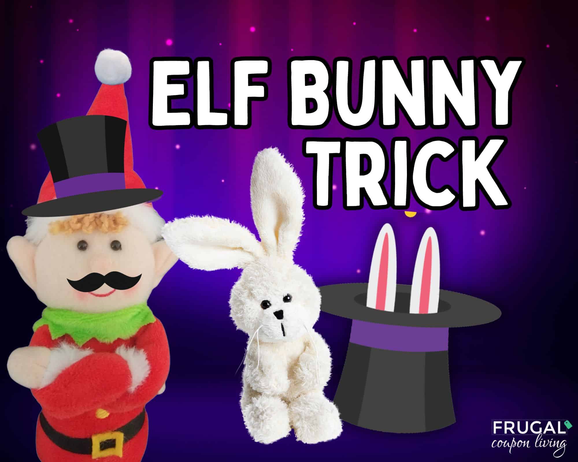 bunny in a hat magic trick for elf printable