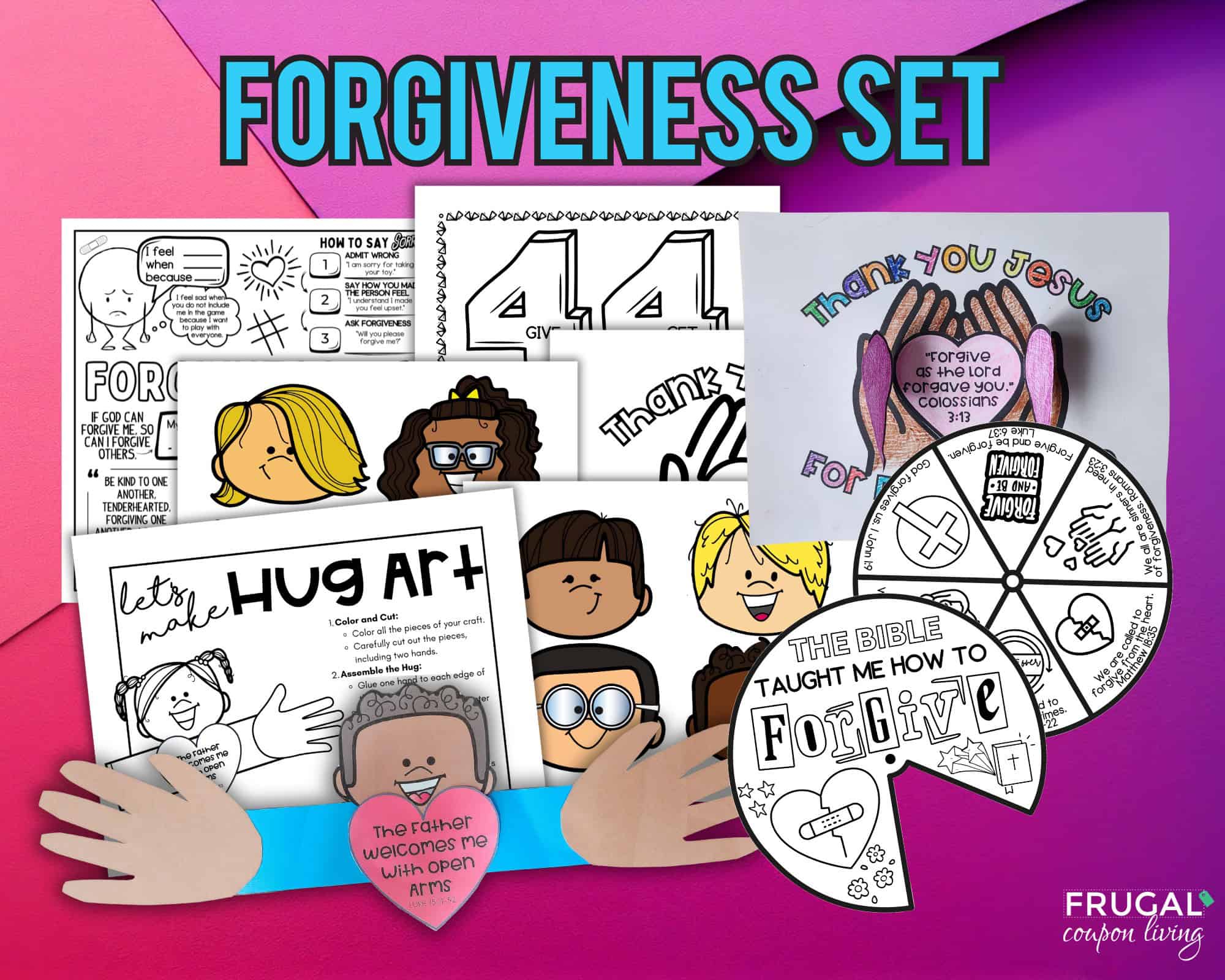 craft set on forgiveness for kids