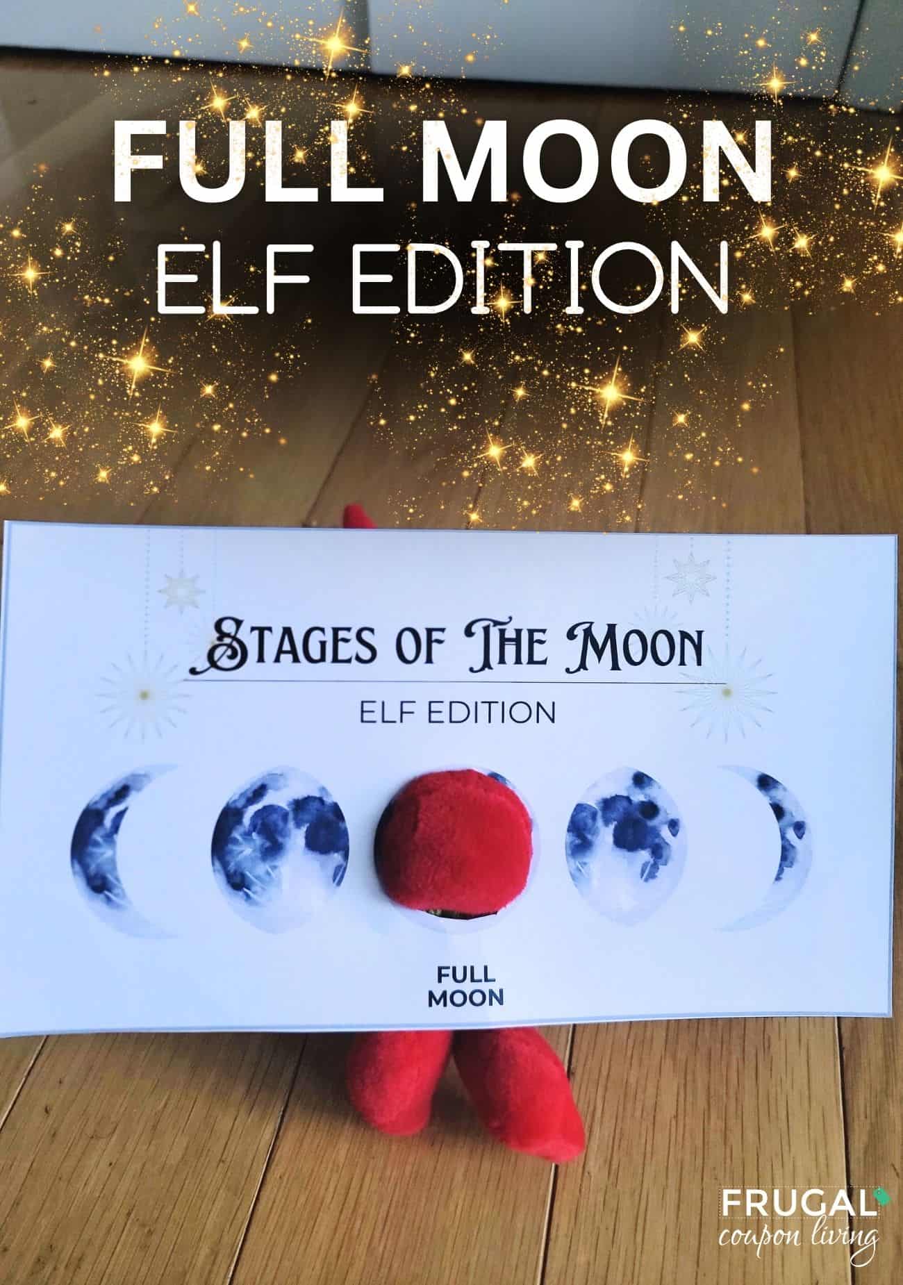 full moon printable for the christmas elf