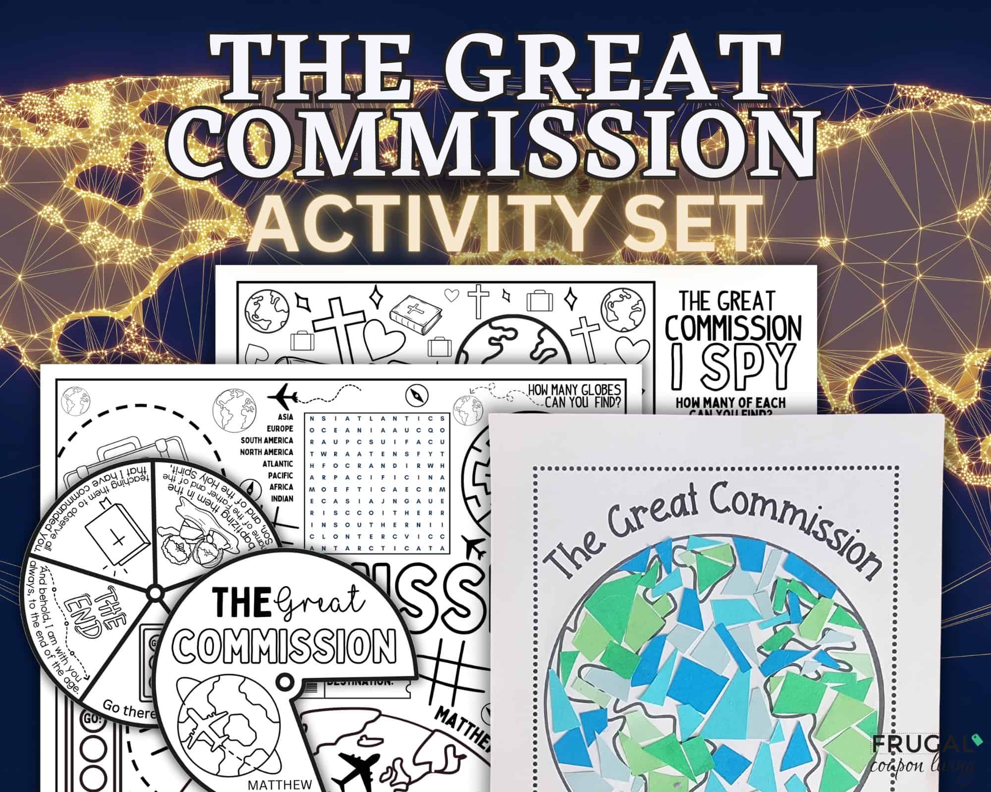 the great commission activity set for kids in sunday school