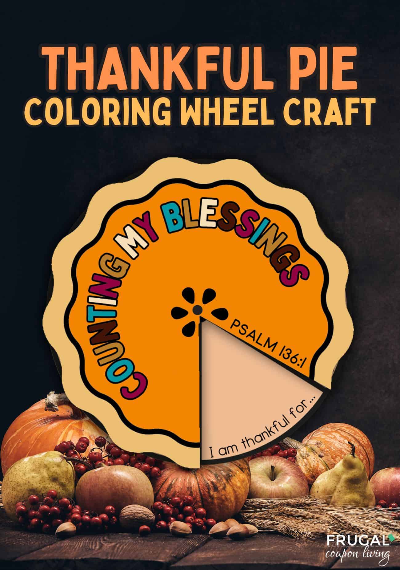 thanksgiving blessings gratitude wheel for kids 